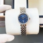 OMEGA DeVille Ladymatic Co-Axial Chronometer Blue Dial Replica 28mm Watch